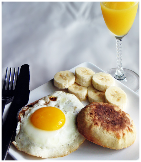 Home-made english muffins