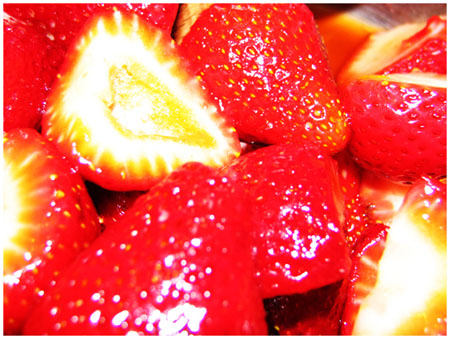 strawberry jam with orange zest