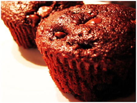 triple chocolate cupcakes